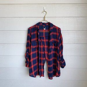 Francesca's Plaid Buttonup